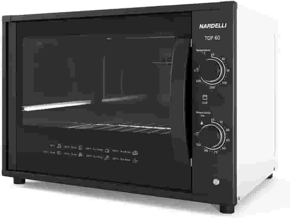 Forno Elétrico de Bancada Nardelli Top 60 Litros Branco 127V