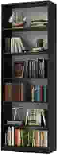 Estante Livreiro Madesa 6908 com 6 Nichos - Preto