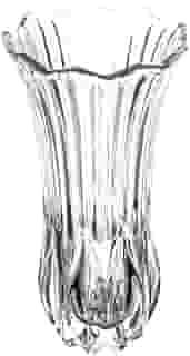 WOLFF - Vaso de Vidro Tulipa 12,5cm x 12,5cm x 22,5cm