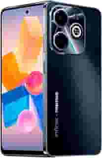 Smartphone Infinix Hot 40i 8GB RAM 256GB Câmera Dupla 50MP + Selfie 32MP NFC 6,6' IPS Dual Chip - Preto