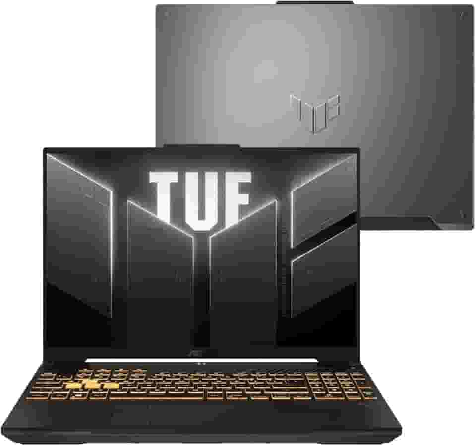 Notebook ASUS TUF Gaming F16 Intel Core 5, RTX 4050, 16 GB, 512 GB SSD, W11 Home,Tela 16.0'' FHD, Mecha Gray - FX607VU-RL053W