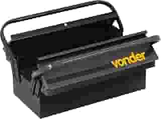Vonder, Caixa Metálica Sanfonada Para Ferramentas, Com 3 Gavetas, 40 Cm X 19 Cm X 16 Cm.