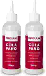 Cola de Pano Tecido 100g 403024 - Círculo | Fixação Resistente para Patchwork e Bordados 2 Unidades