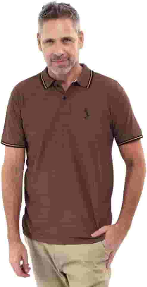Camisa Polo Masculina Piquet Viscose Dry Leve Confortável