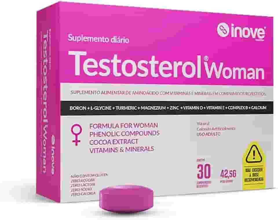 Testosterol Woman - 30 Comprimidos - Inove Nutrition, Cor: NULL