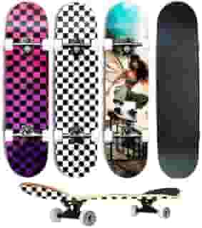 Skate Semi Profissional Montado Completo Modelos 7.5