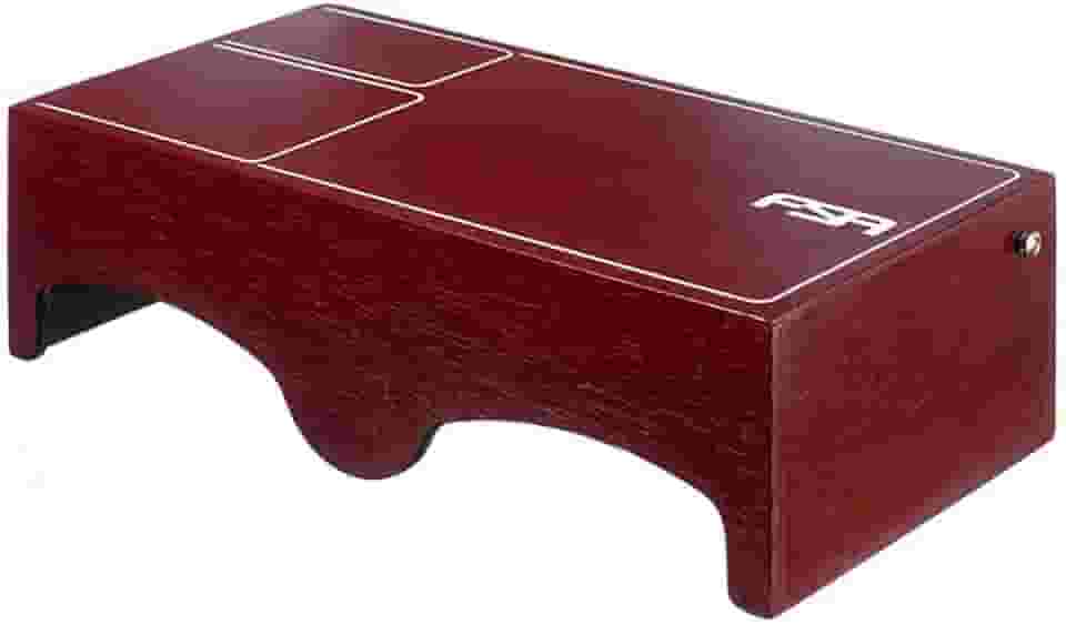 Cajon de Colo com Bongo Acoplado Híbrido 2 em 1 Encaixe Para Correia Profissional Com Captação Plug and Play CAJON DE COLO HIBRIDO VINHO FCB24