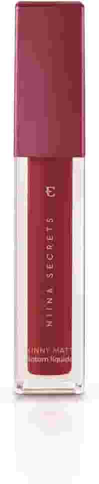 Eudora Niina Secrets Batom Líquido Skinny Matte Vermelho Hibisco 5Ml