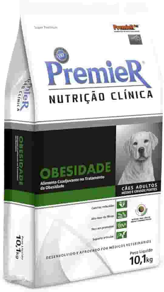 Ração Premier Nutrição Clínica Obesidade para Cães Adultos Raças Médias e Grandes 10,1kg Premier Pet Todas as fases