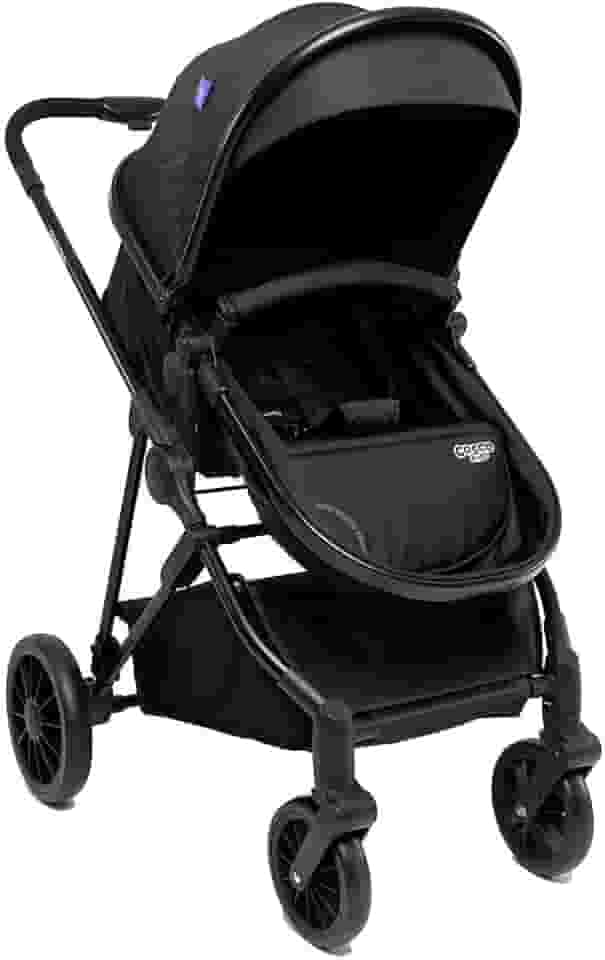 Carrinho de Bebê Cosco Kids, Lummy, Preto Absoluto