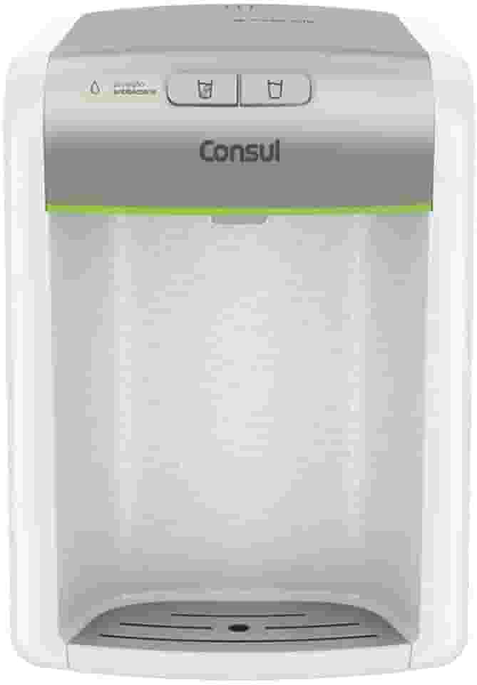 Purificador de água Consul Prata refrigerado, com proteção antibactérias - CPB34AS Bivolt