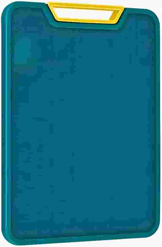 Tábua de Corte Antibacteriana de Polietileno Resistente, Não Mancha e Não Deforma | Ideal para Carnes, Legumes e Cozinha Profissional | Alça Ergonômica, Super Higiênica e Fácil de Limpar - Premium