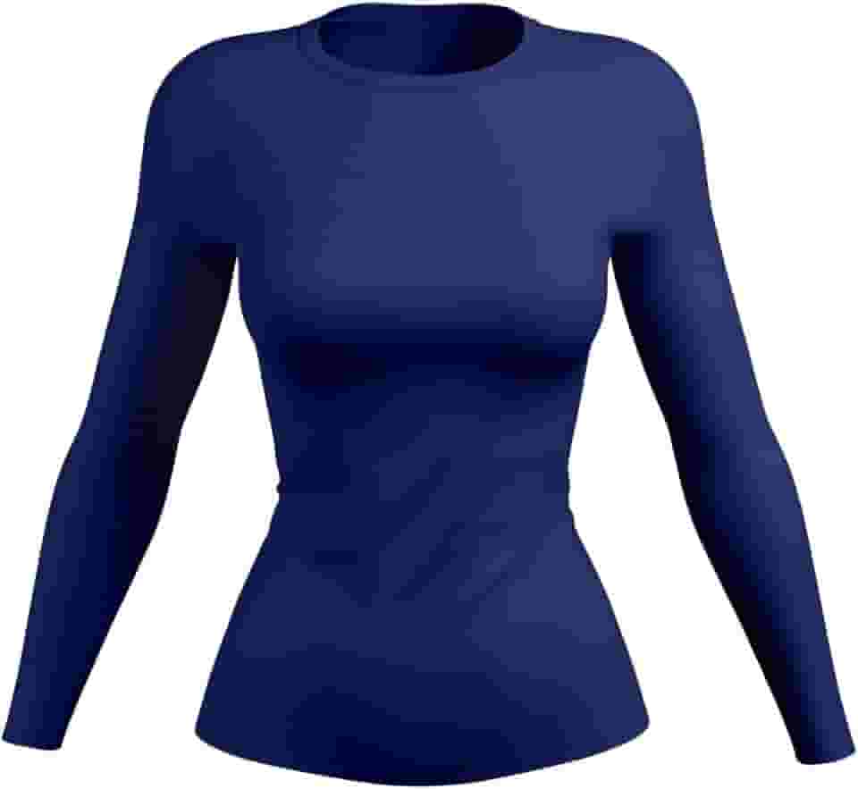 Camisa Blusa Térmica Feminina Manga Longa Camiseta Segunda Pele Proteção Solar Fator UV 50+ F7NEWSTYLE