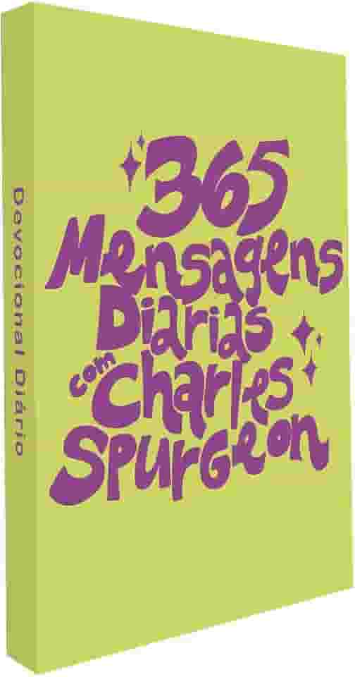 Devocional 365 Mensagens Diárias com Charles Spurgeon | Capa Lettering