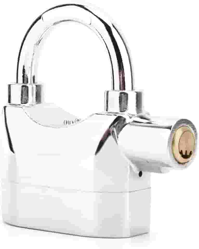 Cadeado antifurto, bloqueio de alarme, cadeado portátil para bicicleta motocicleta cadeado de porta antifurto