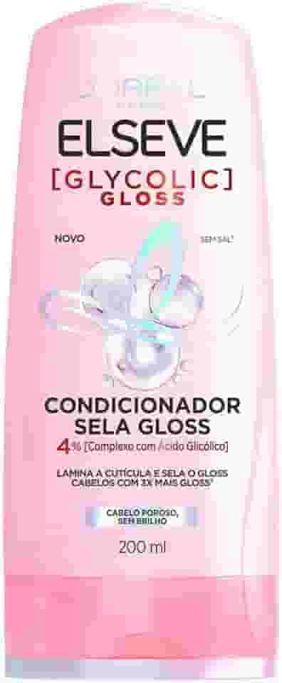 Kit Elseve Glycolic Gloss Shampoo + Condicionador 200ml - #Kit GLYCOLIC 200ml