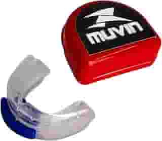 Protetor Bucal Duplo Profissional Muvin – Moldável – Com Estojo – EVA - Proteção - Lutas – Esportes de Contato - Artes Marciais – Boxe – Muay Thai – Jiu Jitsu – Judô – Karate – Taekwondo – Kung Fu