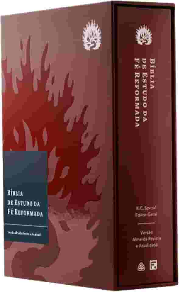 A Bíblia de Estudo da Fé Reformada: Capa Dura Bordô e Estojo
