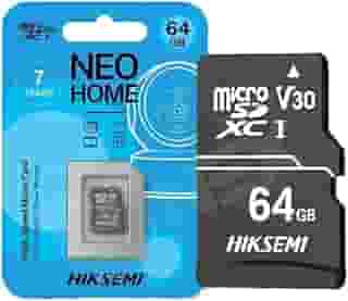 Cartão de Memória 64GB Hiksemi HS-TF-D1 92MB/s UHS-I Compatível com Câmeras Wi‑Fi, MicroSDHC/XC