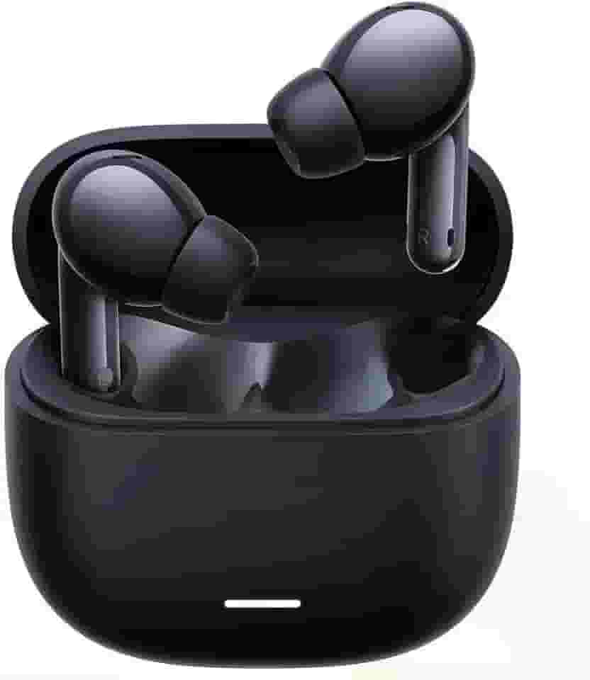 Fone Bluetooth Redmi Buds 6 Lite Preto - Cancelamento de Ruído Ativo e Bateria de 38 horas - Produto Global - Não Oficial Brasil