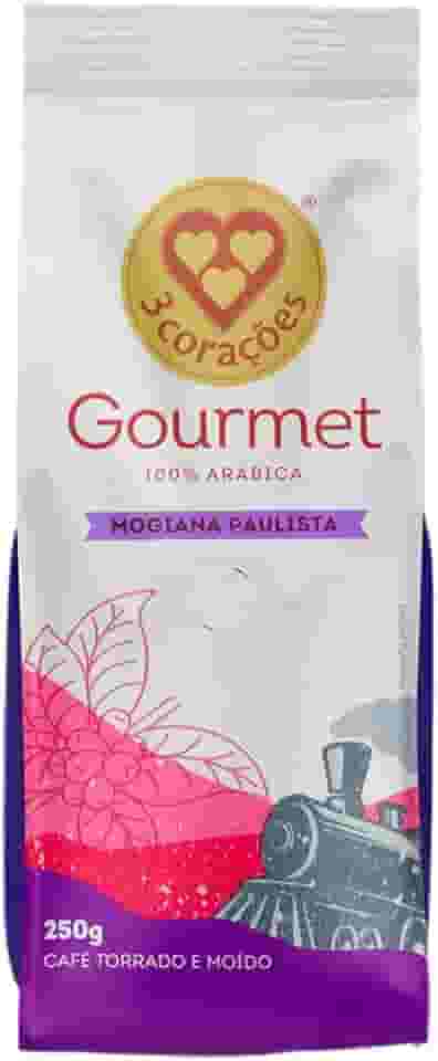 3 Corações Café Torrado e Moído Gourmet Mogiana Paulista, 250G