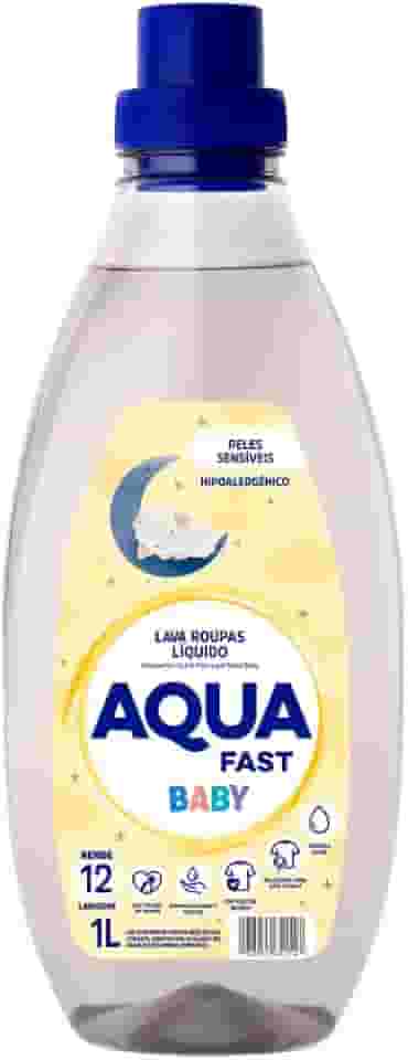 Baby Sabão Líquido Hipoalergênico para Roupas, 1L, Fórmula Suave para Peles Sensíveis