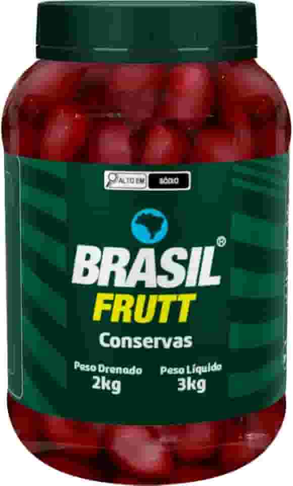 Brasilfrutt Azeitona Kalamata com Caroço balde 2kgs