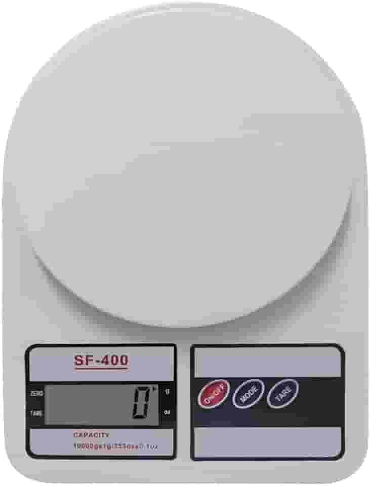 Balança de Cozinha Digital Alta Precisão 10kg SF400 Para Dieta Fitness Nutrição Alimentos