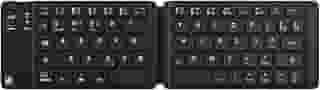 Gshield Mini Teclado Dobrável Bluetooth Sem Fio para Celular, Tablet e Computador, Teclas ABS Padrão ABNT2, Armor 30x8,5cm (Preto)
