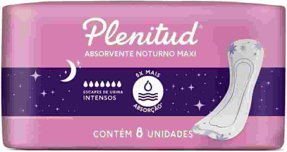 Absorvente Noturno Maxi Plenitud Femme para Escapes de Urina 8 un