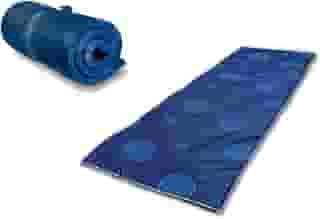 Luckspuma Colchonete Camping Solteiro 65x180x3cm D18 Azul