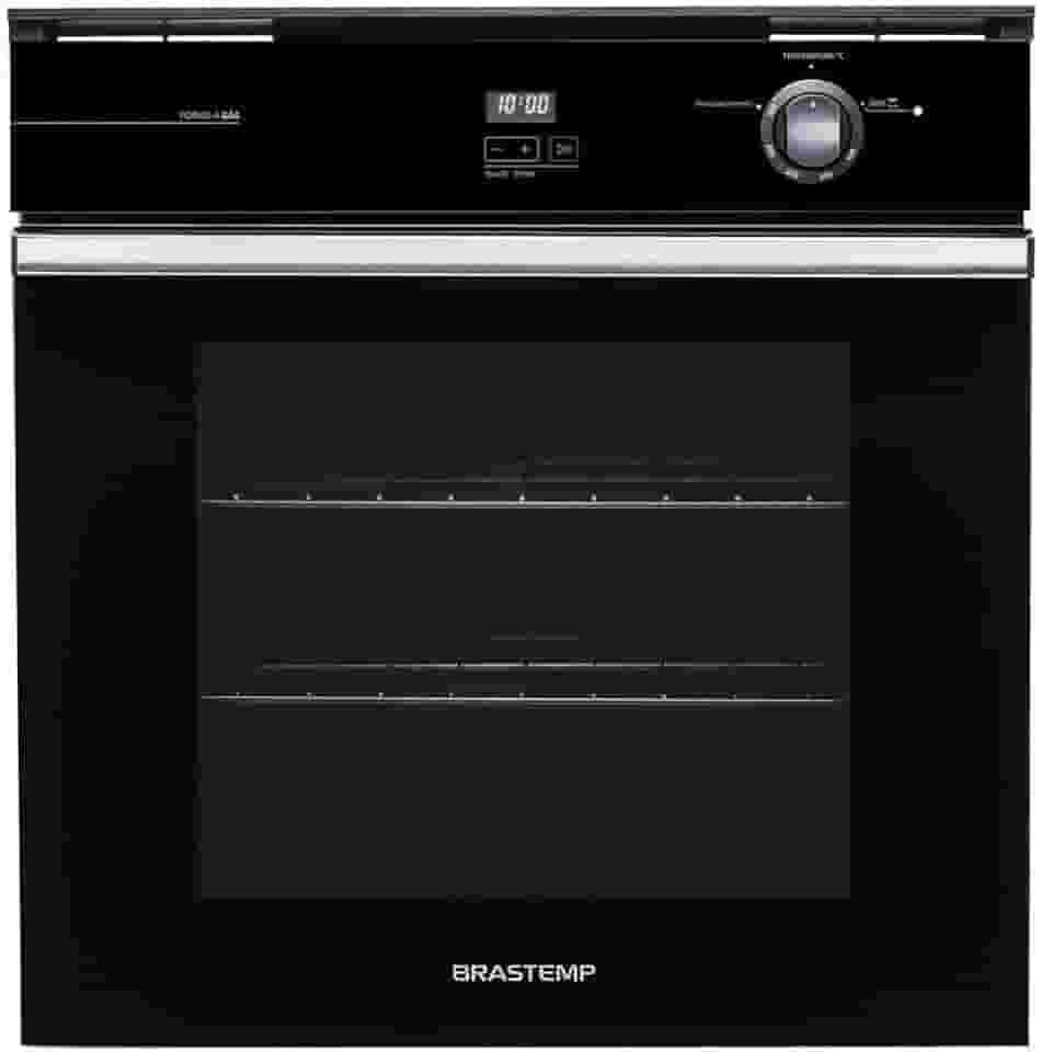 Forno de Embutir a Gás Brastemp 78 Litros Preto com Grill e Timer Touch - BOA84AE 220V