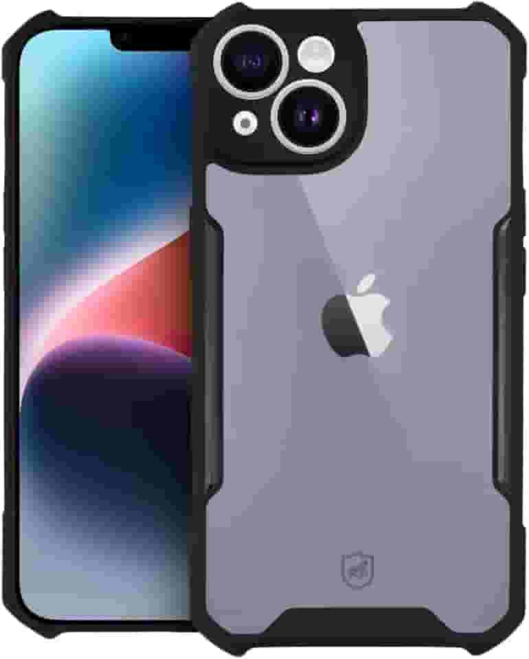 Gshield | Capa Case Capinha Dual Shock X para iPhone (Transparente, iPhone 14 Plus)