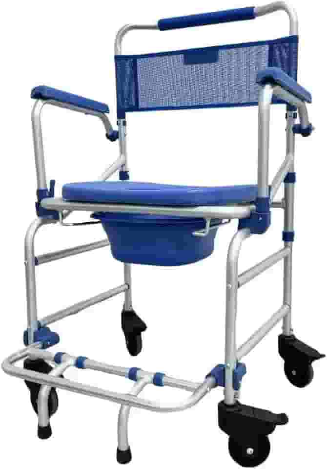 Cadeira de Banho D55 Ultraleve 4 em 1 até 135 Kg Dellamed