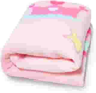 Manta Cobertor Bebe Microfibra Confort Baby Princesa Rosa Antialergico Toque Macio
