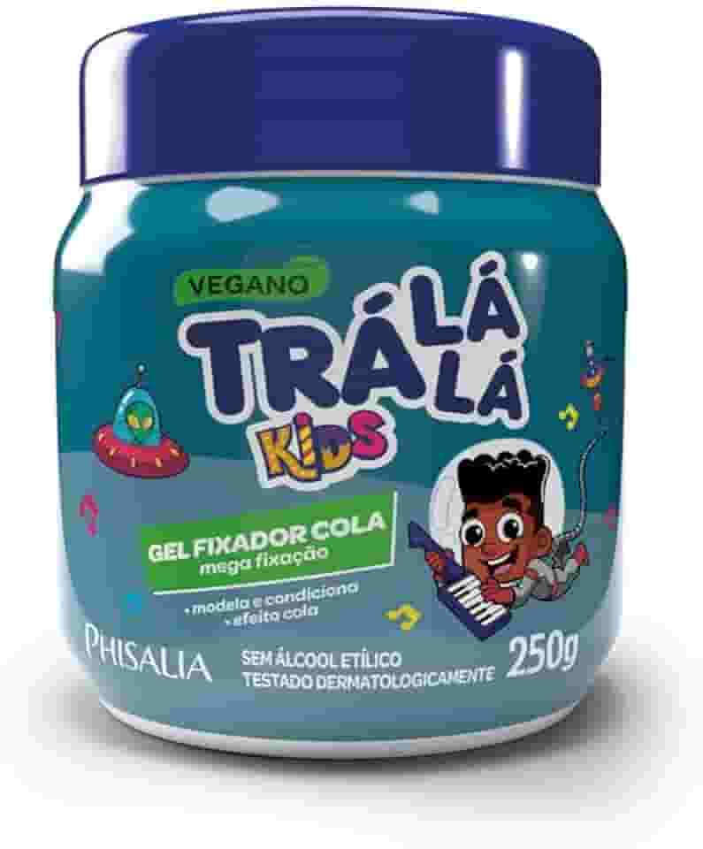 Trá Lá Lá Gel Cola Condicionante Personagem Kids Azul 250 G