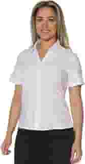 Camisa feminina social manga curta Ibiza