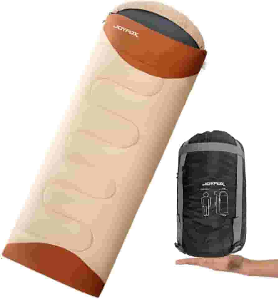 JOYFOX Saco De Dormir Térmico Casal Ou Solteiro Grande Patchworkable Lavável À Máquina Ultralight 1.3KG / 1.8KG -1,5ºc À -3,5ºc / -3ºc À -5ºc Camping