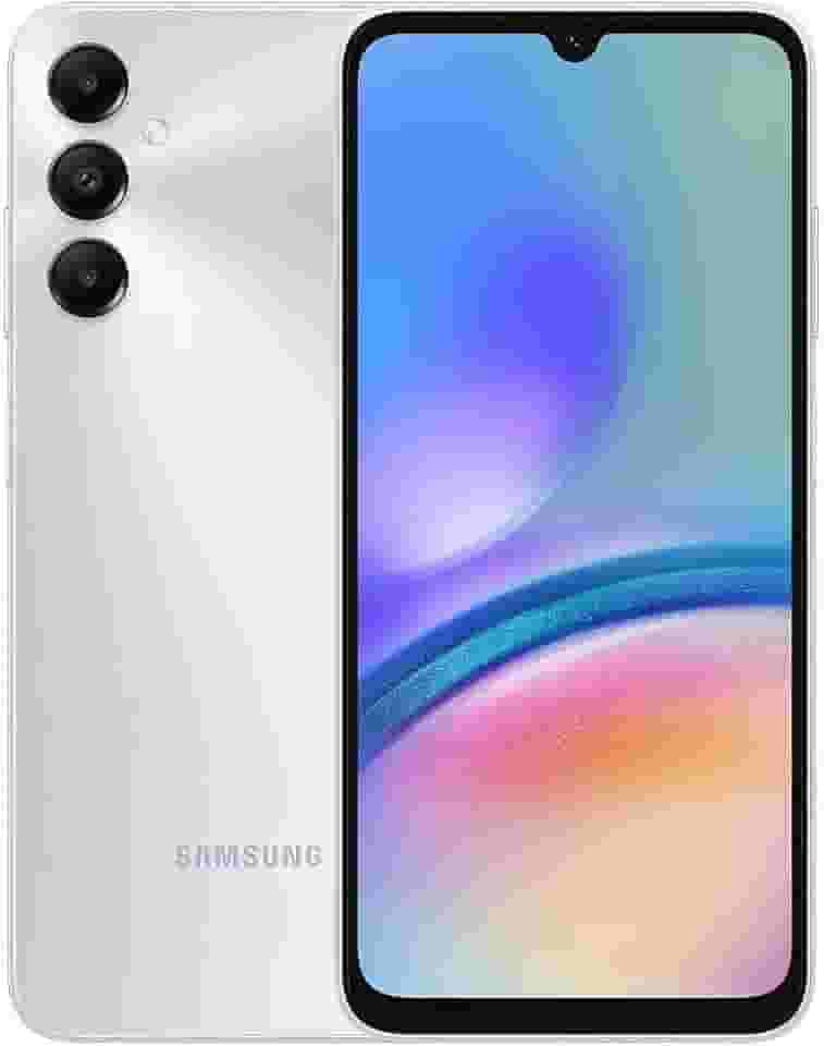 Smartphone Samsung Galaxy A05s 6,7 Tela Infinita 128GB + 6GB RAM Tela Infinita de 6.7" 50MP + 2MP + 2MP, Processador Octa-Core, Bateria de longa duração - Prata