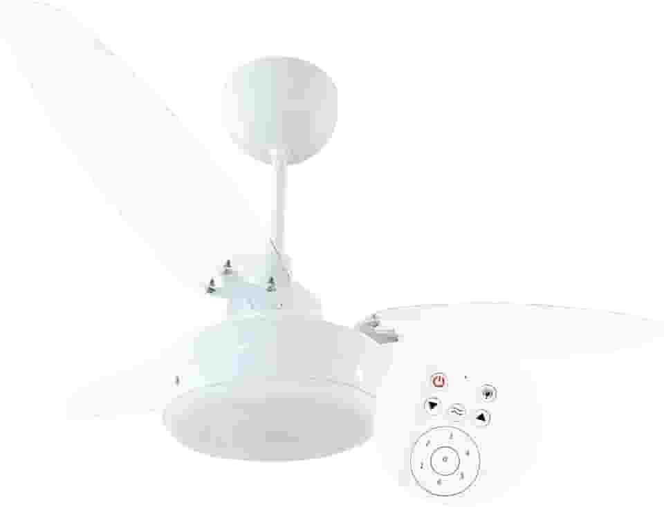 Ventilador Teto Silent Cristal Bivolt Inverter Led com Controle Remoto