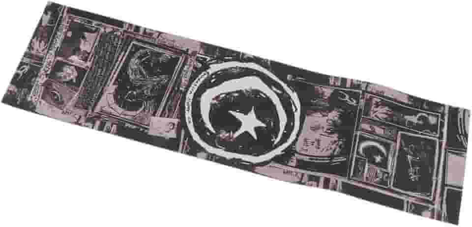 Fita adesiva para lixa de skate - Design de gangorra dupla de abrasão para homens e mulheres, prancha longa ou 84 x 23 cm