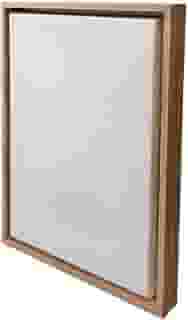 Tela para Pintura com Moldura Canaleta Flutuante Lisa Revestida - 2x2,8 Cor:CARVALHO;Tamanho:20X20 CM