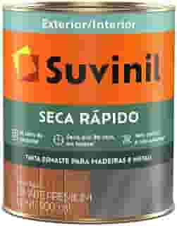 Tinta Suvinil para madeiras e metais esmalte brilhante seca rapido 0,9L - Branco - 53703721