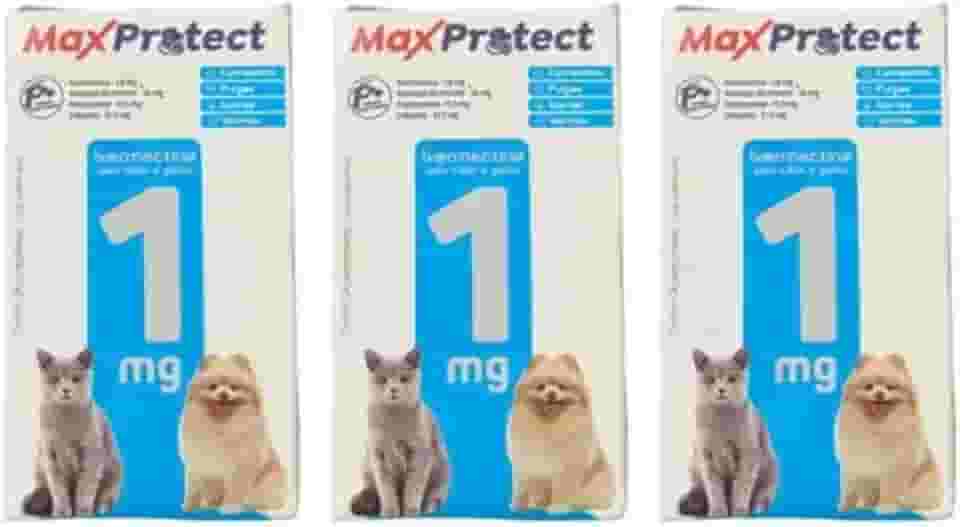 Anti Pulgas E Carrapatos Raças Pequenas E Gatos 12 Comprimidos - Max Protect