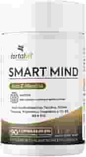 SMART MIND - Nootrópico 90 Cápsulas, Fosfatidilserina, Taurina, Colina, Tirosina, Triptofano, Magnésio e Vit B3, B9 e B12, Função Cognitiva, Fortalvit