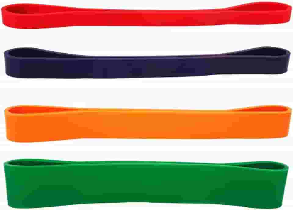 Kit Mini Super Band 4 Intensidade Extensor Elástico Circular