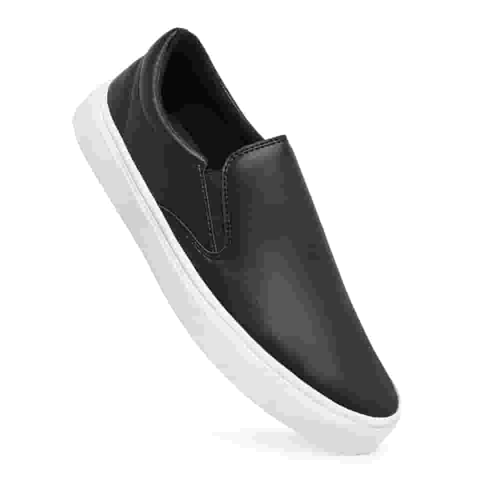 Tênis Sapatênis Slip On Casual Iate Sem Cadarço Calce Fácil Moderno Leve Confortável