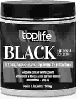 Máscara Matizadora Preta Black Toplife Profissional 500g