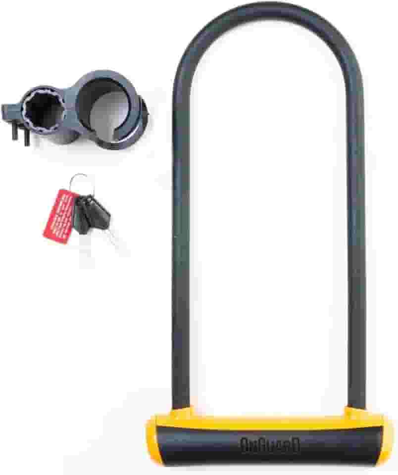 Cadeado Trava U-lock Onguard 8152 Chave Bike Moto Laranja
