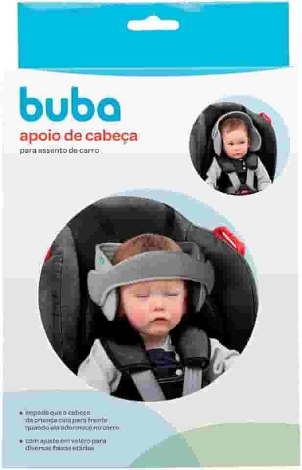 BUBA Apoio De Cabeca Para Assento De Carro, Preto, Tamanho único